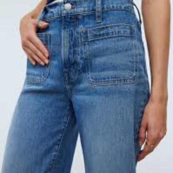 Madewell Blue Flare & Wide Leg Jeans - Picture 6 of 13